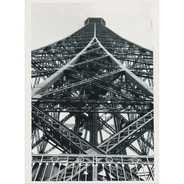 1950s Eiffel Tower, France, 1950s, Black & White Photograph For Sale - Image 5 of 5