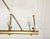 1930s Italian Art Deco Brass and Glass 8-Light Pendant For Sale - Image 10 of 15