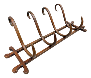 Antique Bentwood No. 1 Wall-Mounted Coat Rack from Gebrüder Thonet, 1890s