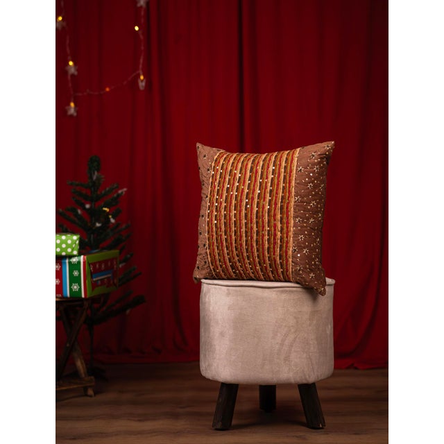 Warm Glow Cushion Cover For Sale - Image 6 of 7
