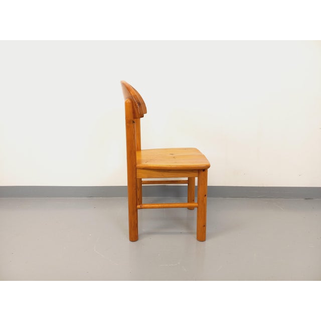 Tan Vintage Scandinavian Chair in Pine by Rainer Daumiller, 1970s For Sale - Image 8 of 13