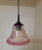 Small Vintage Ceiling Lamp on Black Plastic Mounting, 1980s For Sale - Image 6 of 6