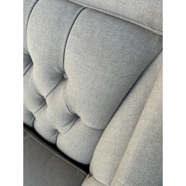 Art Deco Arhaus Tufted Back Sofa For Sale - Image 3 of 6