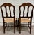 Antique French Provincial Ladder Back Rush Seat Side Chairs For Sale - Image 12 of 13