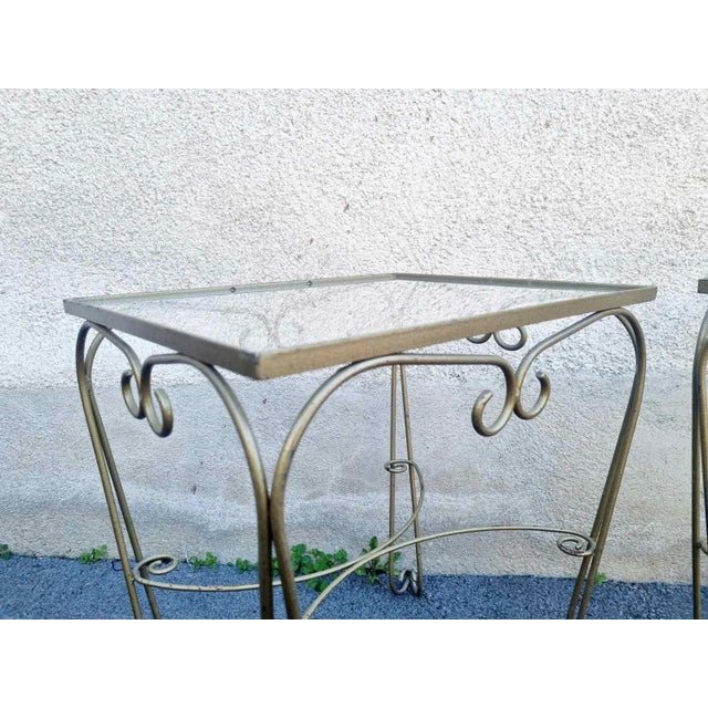 Mid-Century Modern Side Tables, France, 1960s, Set of 2, in Very Good conditions. Designed 1960 to 1969