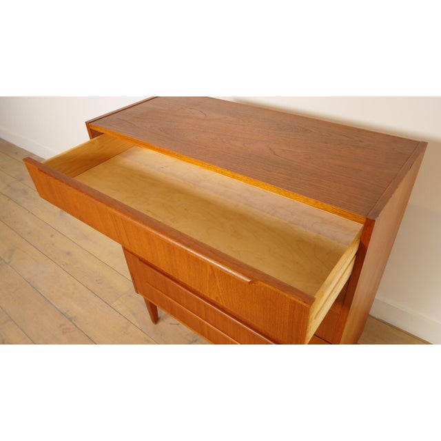 Vintage Danish Chest of Drawers in Teak For Sale - Image 11 of 13