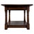 A charming early 20th-century English side table, finely crafted from oak and distinguished by its compact square...
