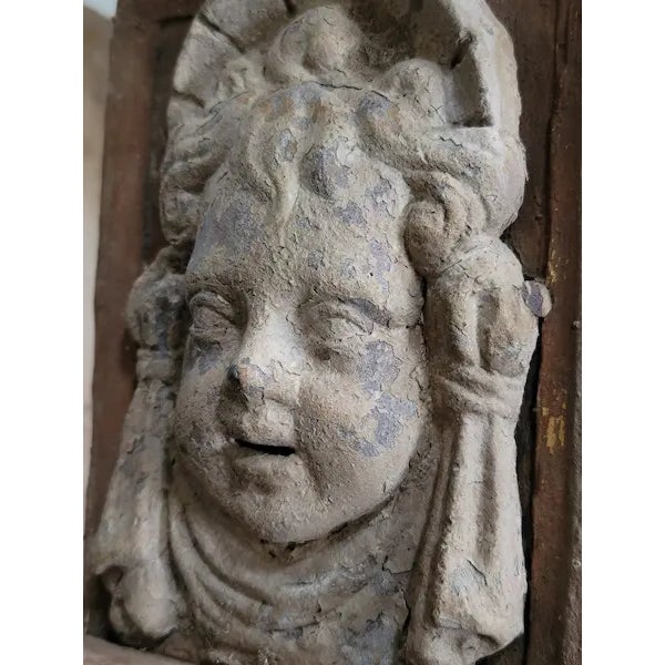 Trio of 18th Century French Private Le Mans Chapel Columns For Sale - Image 14 of 15