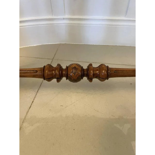 Victorian Burr Walnut Writing Table For Sale - Image 11 of 15