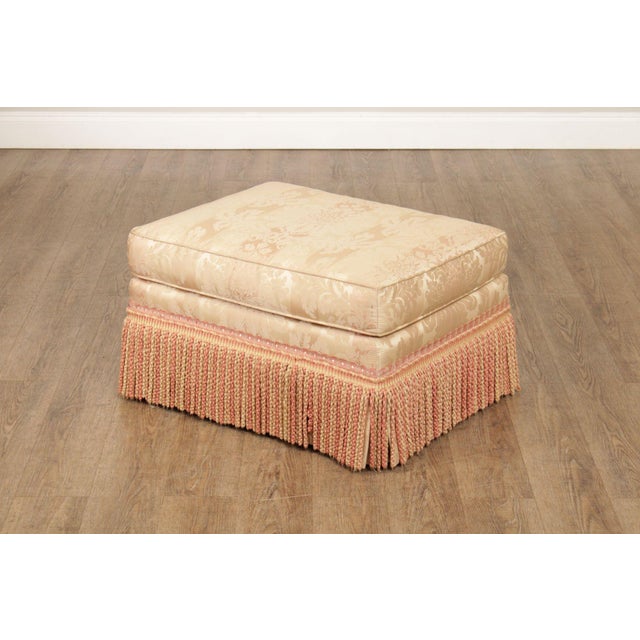 Century Furniture Pair of Fringed Ottomans For Sale - Image 10 of 12