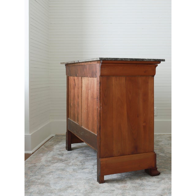 Louis Philippe 19th Century French Louis Philippe Commode, With Marble Top For Sale - Image 4 of 10