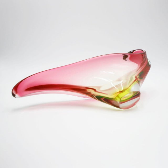 Midcentury Murano Glass Centerpiece For Sale - Image 4 of 5