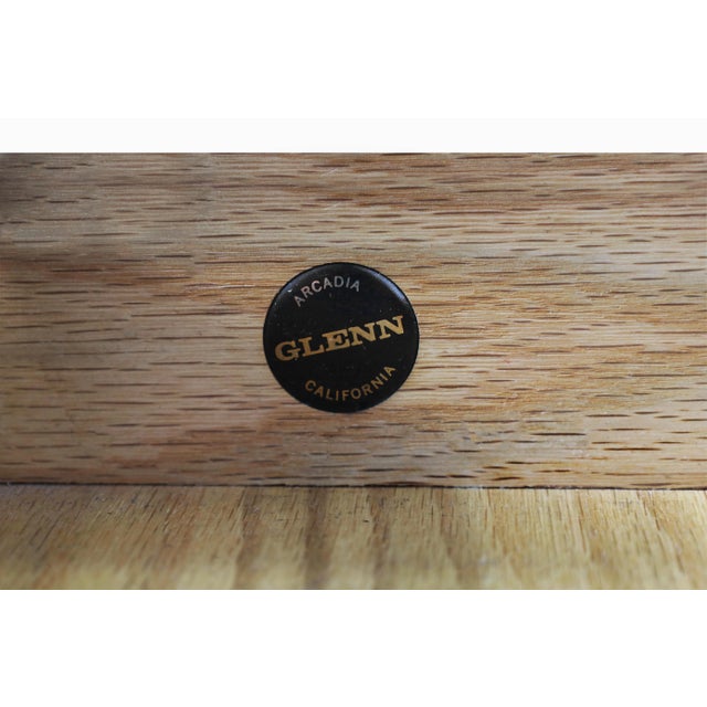 1960s Milo Baughman Walnut Tambour Door Credenza for Glenn of California For Sale - Image 10 of 11