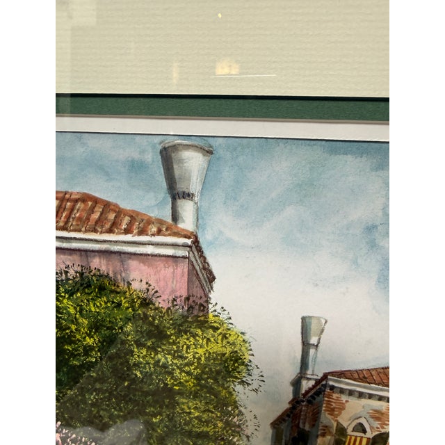 A Gondolier on the Canals of Venice Artwork, Framed For Sale In San Francisco - Image 6 of 12
