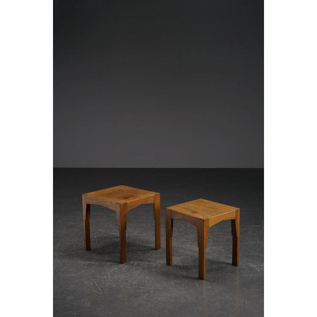 Vintage Art Deco Side Table, 1940s For Sale - Image 12 of 13