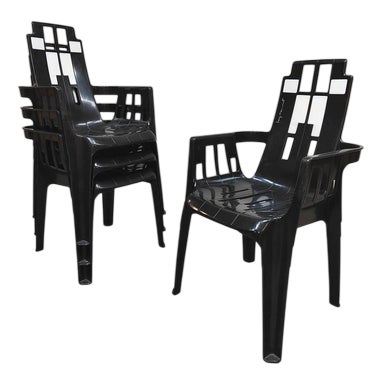 Vintage Boston Garden Dining Chairs from Pierre Paulin & Henry Massonnet, 1980s For Sale