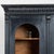 Early 20th Century Early 20th-Century Hungarian Black Painted Display Cabinet Bookcase For Sale - Image 5 of 12