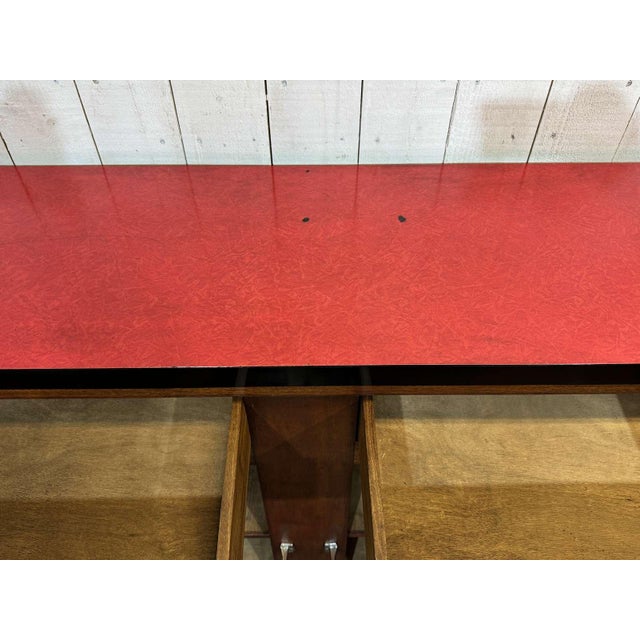 Mahogany Bistro Cabinet with Formica Top, 1950s For Sale - Image 14 of 18