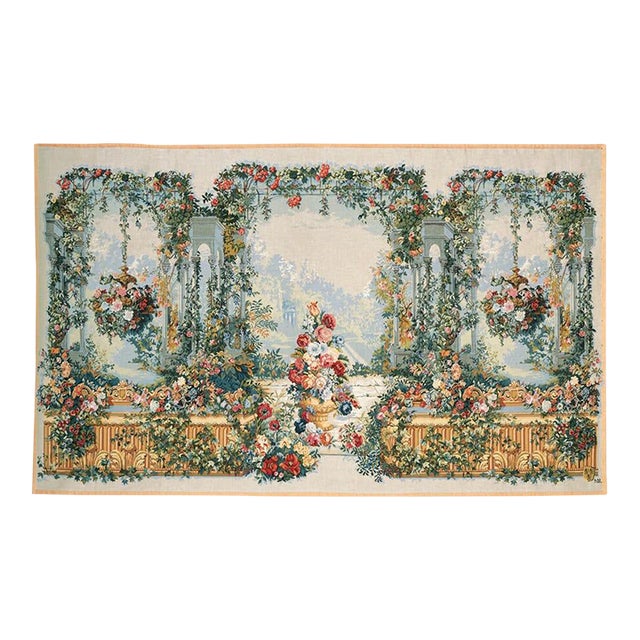 Panoramic Gardens Loom Woven Tapestry - 180 X 280 Cm (5'11" X 9'2") - Requires Rod Size 6 For Sale
