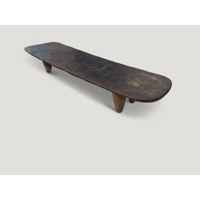 Tribal Rare Antique African Senufo Coffee Table For Sale - Image 3 of 5