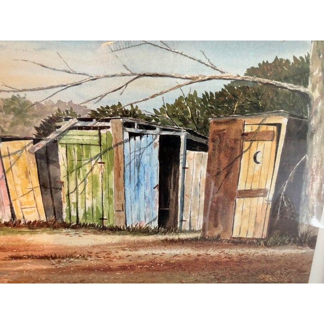 Traditional David A. Clark “Rainbow Row” Signed Limited Edition Print 374/600 in Antiqued Gold Frame For Sale - Image 3 of 12