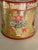 Early 20th Floral Gold Round Tin For Sale - Image 4 of 7