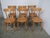 Bistro Beech Chairs, 1970, Set of 6, in Good conditions. Designed 1970 to 1979
