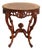 French Court Galleries Rococo Style Round Inlaid Side Table For Sale