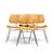 Charles & Ray Eames for Herman Miller DCM Mid Century White Ash Dining Chairs - Set of 4 Each chair measures: 19.5 wide x...