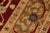 Textile Chic Ziegler Wine Red Olive Green Hand-Knotted Wool Rug - 9'0'' X 12'0'' For Sale - Image 7 of 8