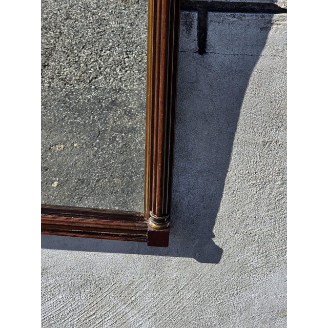 1920 English Regency, Hand Painted Beautiful Hallway/ Living Room Mirror. For Sale - Image 10 of 17