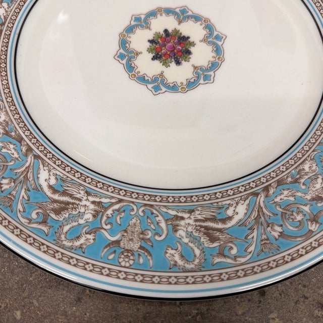 Late 20th Century Wedgwood Florentine Bone China Dishes - Set of 12 For Sale - Image 9 of 12