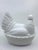 Vintage Milk Glass Hen on Nest Decorative Bowl For Sale - Image 10 of 10