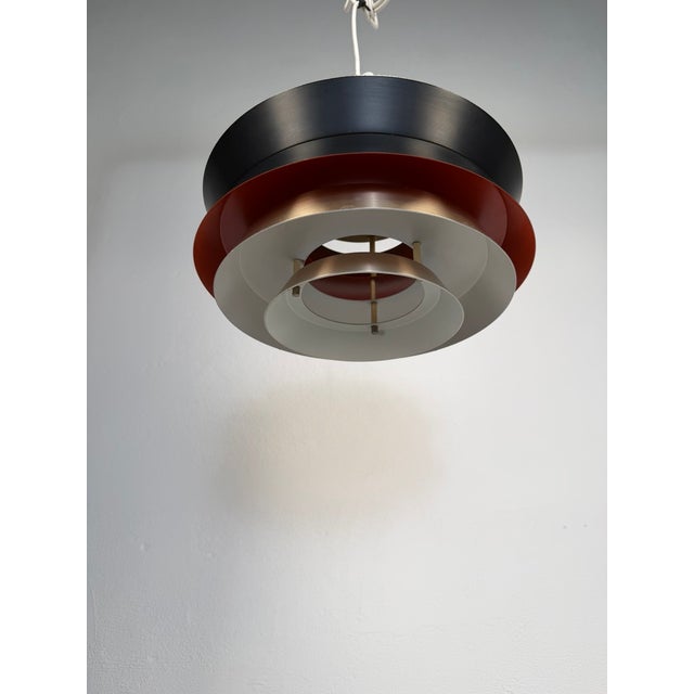 Trava Pendant Lamp by Carl Thore for Granhaga Metallindustri, Sweden, 1970s For Sale - Image 4 of 11
