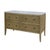 Bristol 60 in. W Marble and Wood 4 Drawer Ribbed Bathroom Vanity, Medium Oak For Sale - Image 9 of 9