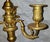 Gold Late 19th Century French 23k Gilded Louis XVI Style Candleabra Lamps - A Pair For Sale - Image 8 of 8