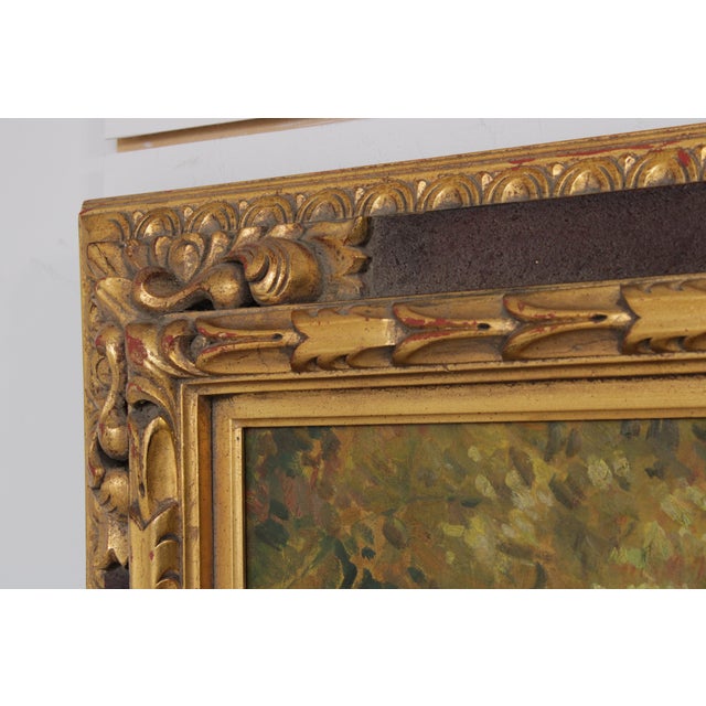 Large Oil on Canvas Still Life Fruit & Flowers For Sale In Philadelphia - Image 6 of 14