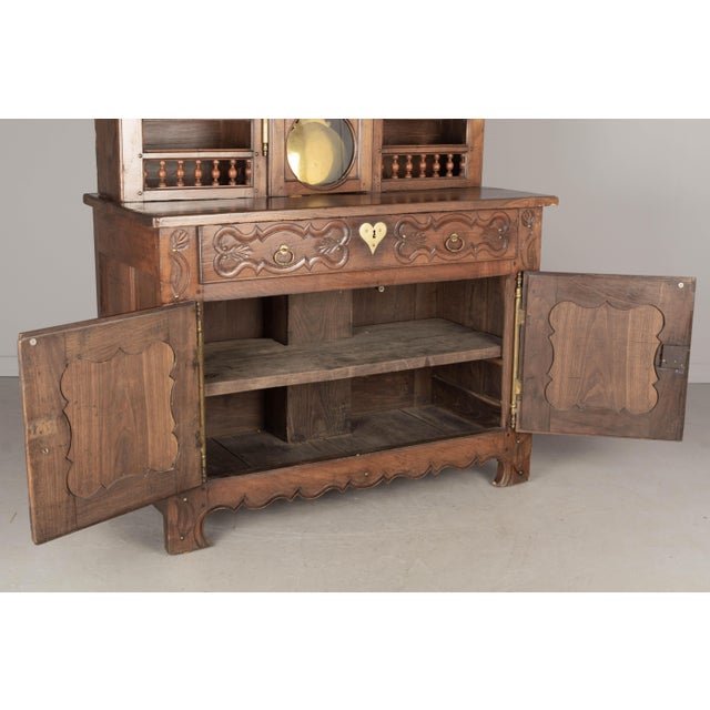 19th Century French Brittany Vaisselier With a Morbier Clock For Sale - Image 10 of 12