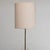 Vintage Hollywood Regency Brass Floor Lamp with Shade, 1970s For Sale - Image 4 of 6