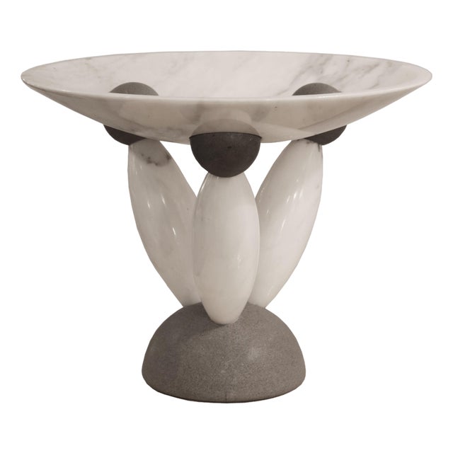 Matteo Thun Modernist Marble Centerpiece , Italy 1980's For Sale