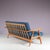 A beautiful “cigar” sofa, model ge240, designed by hans j. Wegner and manufactured by getama in denmark around 1950. This...