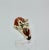 Enamel on Silver Ceramic Beagle Dog Ring Size 6.5 For Sale In Los Angeles - Image 6 of 12