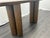 RH Oslo Cylinder Console Table — 60"W Aged Brown Oak | Wire-Brushed White Oak | Sculptural Cylinder Base Open Box |...
