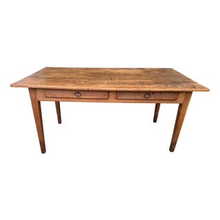Louis Philippe Farmhouse Table in Cherry Wood, 1880 For Sale
