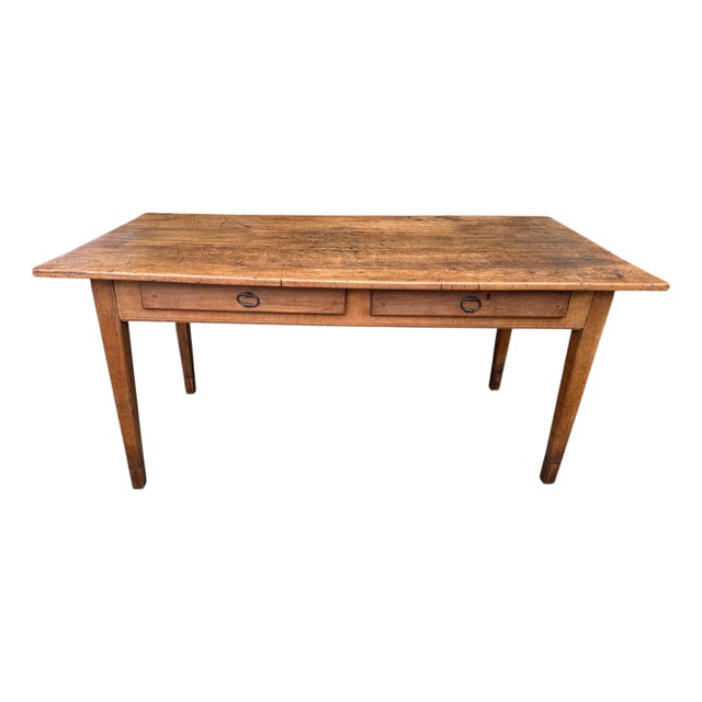 Louis Philippe Farmhouse Table in Cherry Wood, 1880 For Sale