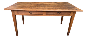 Louis Philippe Farmhouse Table in Cherry Wood, 1880
