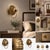 Vintage Brass Wall Sconce Light, Handmade Antique Brass Flower Wall Lamp, Mid Century Shell Sconce, Bedroom Bedside Hallway Lighting Fixture For Sale - Image 9 of 10