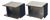 Vintage Italian Stainless Steel-Clad Side Tables, 1970s, Set of 2 For Sale