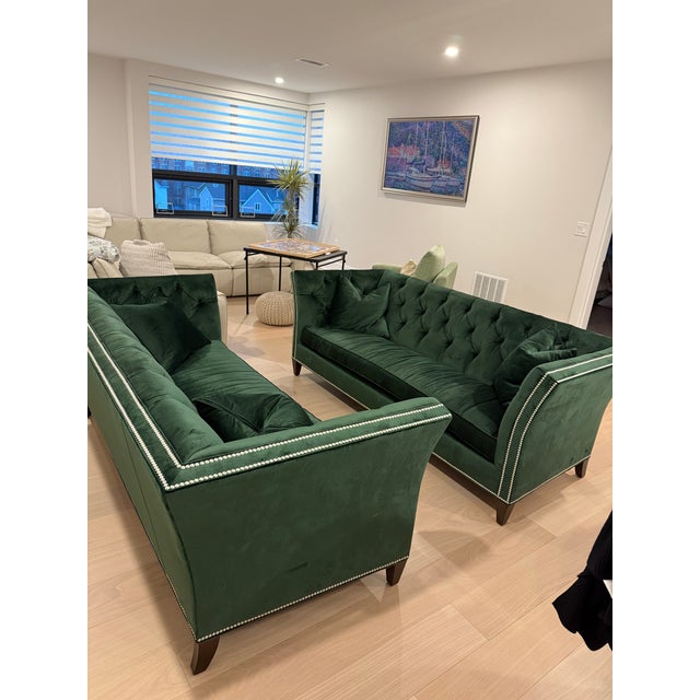 2 Custom Ethan Allen Sofas For Sale - Image 10 of 11