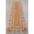 Light Blue Jute Scallop Handmade Boho Runner 2'5" x 2' For Sale - Image 11 of 13